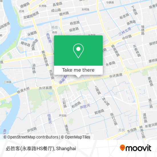 必胜客(永泰路HS餐厅) map