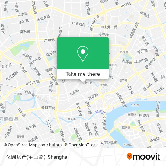 亿圆房产(宝山路) map