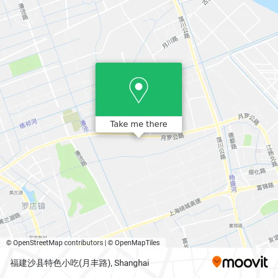 福建沙县特色小吃(月丰路) map