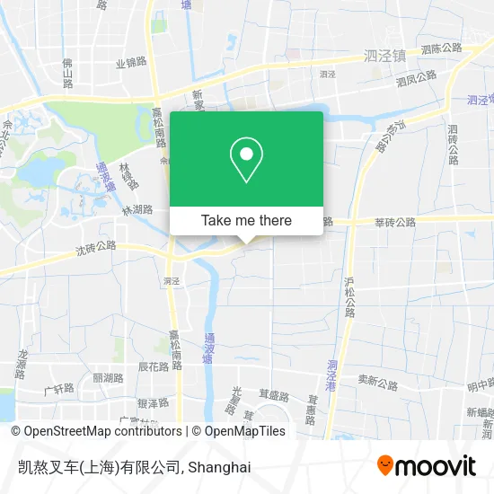 凯熬叉车(上海)有限公司 map