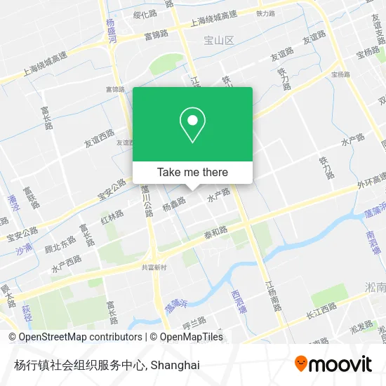 杨行镇社会组织服务中心 map