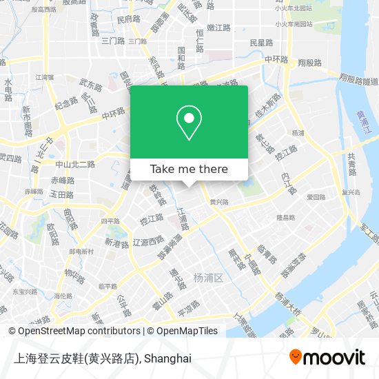 上海登云皮鞋(黄兴路店) map