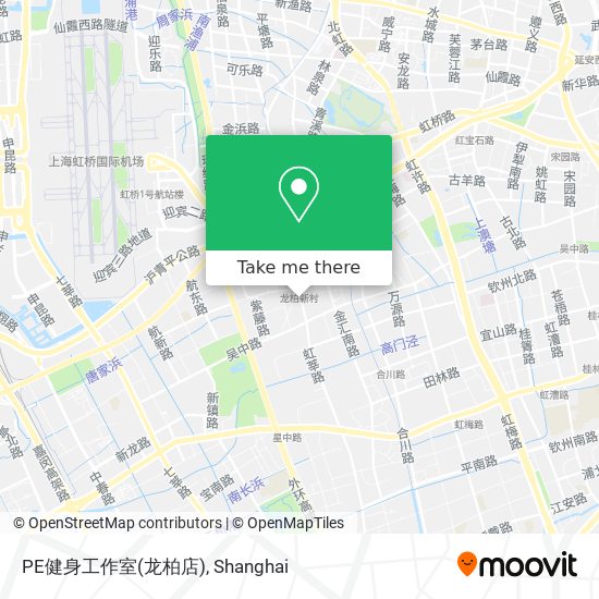 PE健身工作室(龙柏店) map