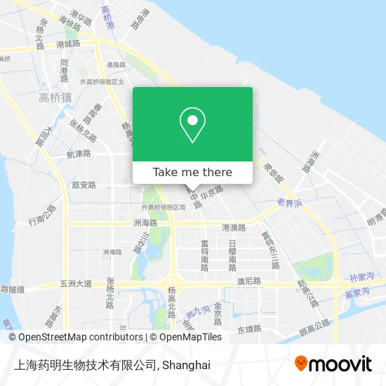 上海药明生物技术有限公司 map