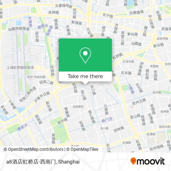 a8酒店虹桥店-西南门 map