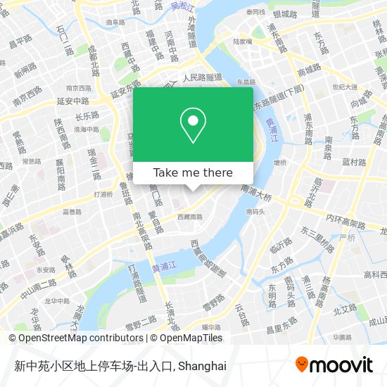 新中苑小区地上停车场-出入口 map