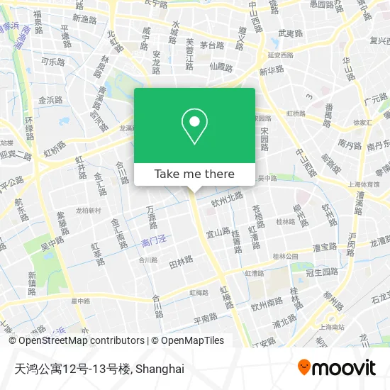 天鸿公寓12号-13号楼 map