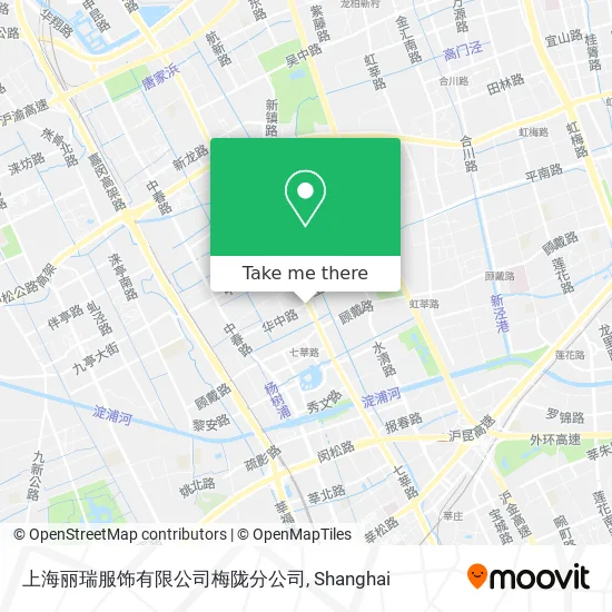 上海丽瑞服饰有限公司梅陇分公司 map