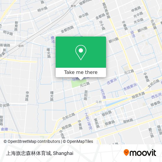 上海旗忠森林体育城 map