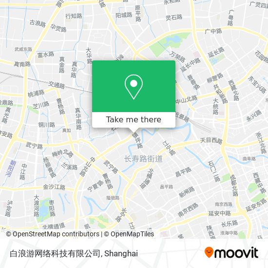 白浪游网络科技有限公司 map
