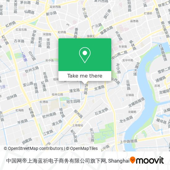 中国网帝上海蓝祈电子商务有限公司旗下网 map