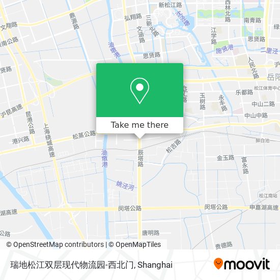 瑞地松江双层现代物流园-西北门 map