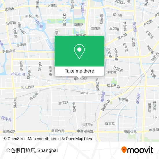 金色假日旅店 map