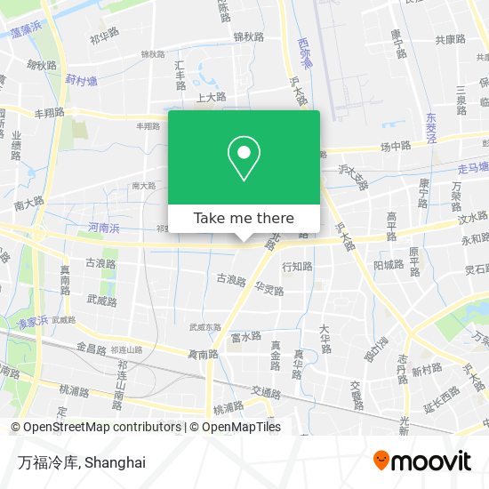 万福冷库 map