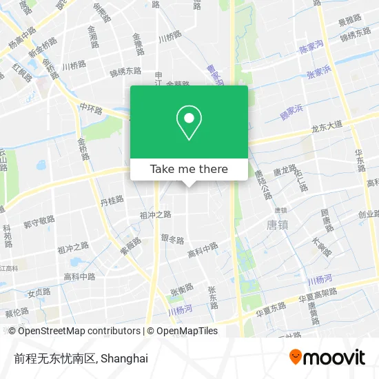 前程无东忧南区 map