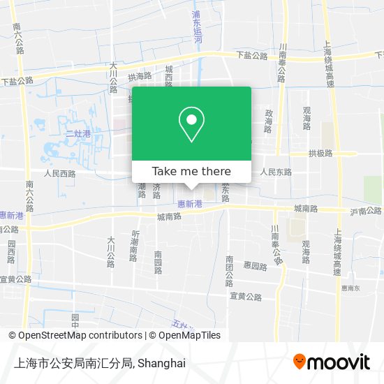 上海市公安局南汇分局 map