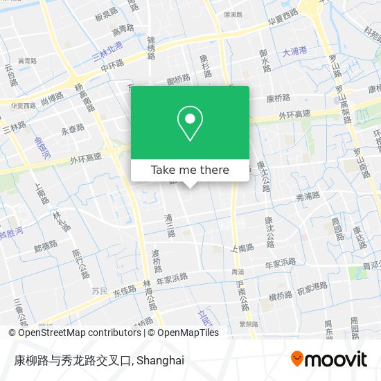 康柳路与秀龙路交叉口 map