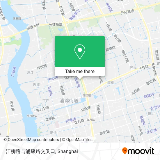 江柳路与浦康路交叉口 map