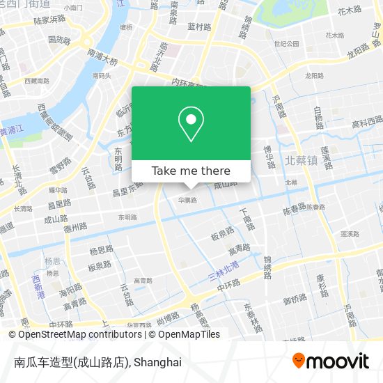 南瓜车造型(成山路店) map