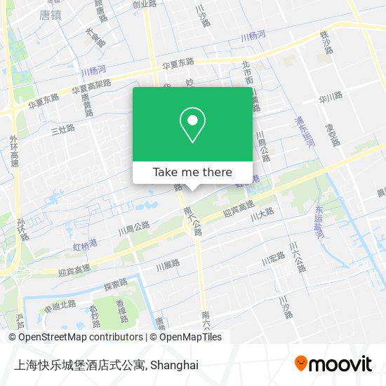 上海快乐城堡酒店式公寓 map