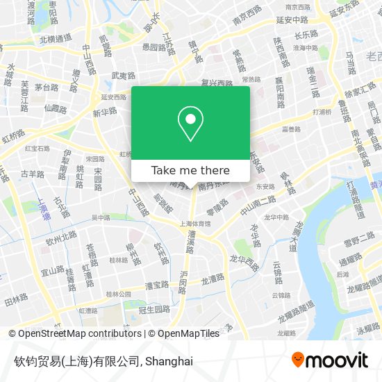 钦钧贸易(上海)有限公司 map