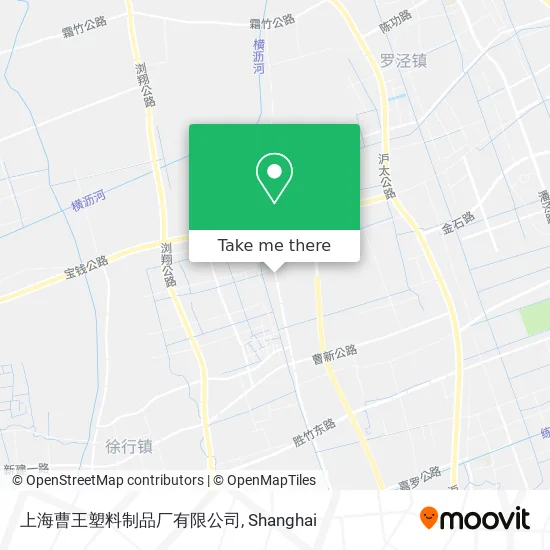 上海曹王塑料制品厂有限公司 map