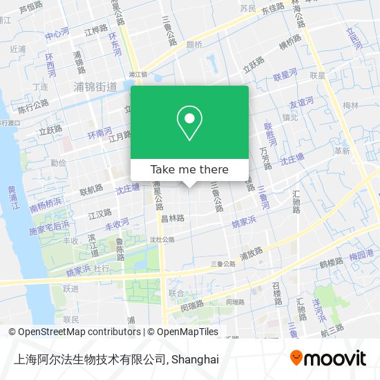 上海阿尔法生物技术有限公司 map