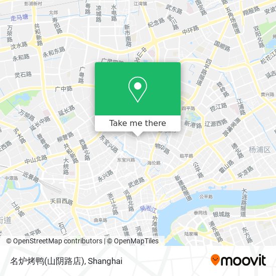 名炉烤鸭(山阴路店) map