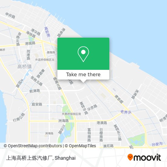 上海高桥上炼汽修厂 map