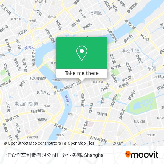 汇众汽车制造有限公司国际业务部 map