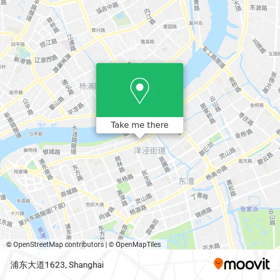 浦东大道1623 map
