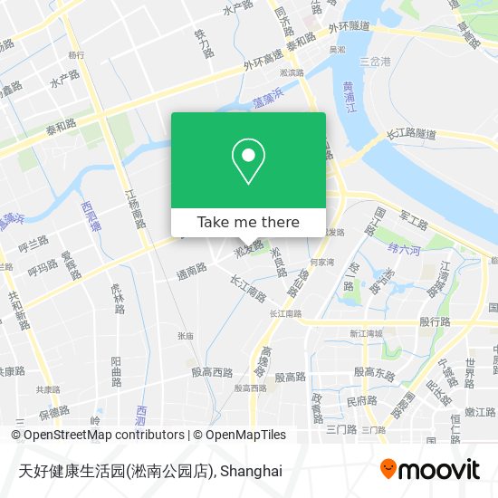 天好健康生活园(淞南公园店) map