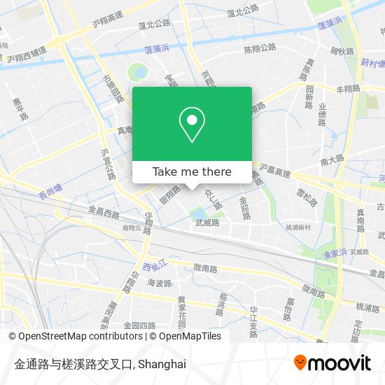 金通路与槎溪路交叉口 map