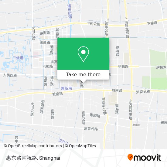 惠东路南祝路 map