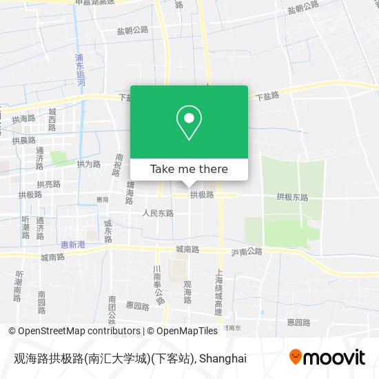 观海路拱极路(南汇大学城)(下客站) map