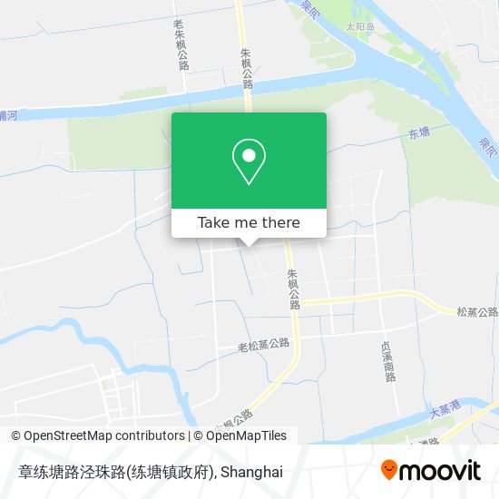 章练塘路泾珠路(练塘镇政府) map