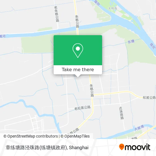 章练塘路泾珠路(练塘镇政府) map