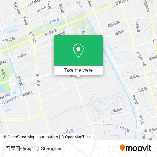 百果园-东南1门 map