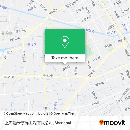 上海颢禾装饰工程有限公司 map