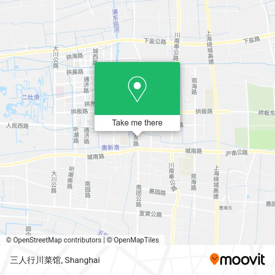 三人行川菜馆 map