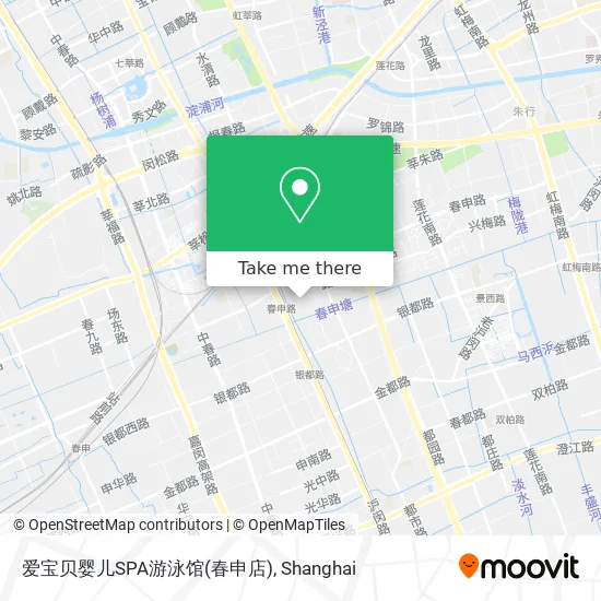 爱宝贝婴儿SPA游泳馆(春申店) map