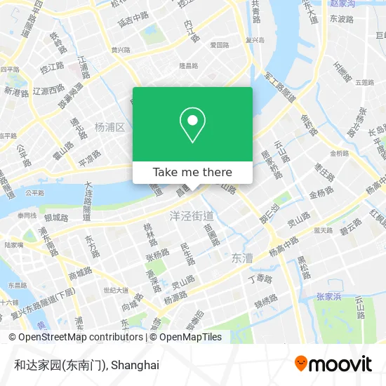 和达家园(东南门) map