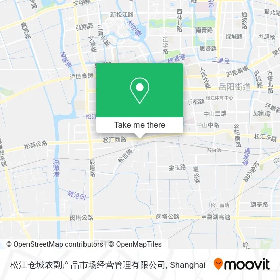 松江仓城农副产品市场经营管理有限公司 map
