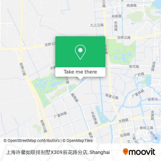 上海许馨如联排别墅X309辰花路分店 map