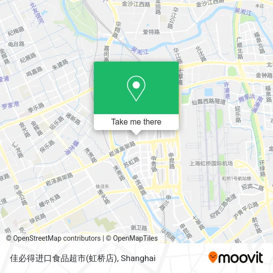 佳必得进口食品超市(虹桥店) map