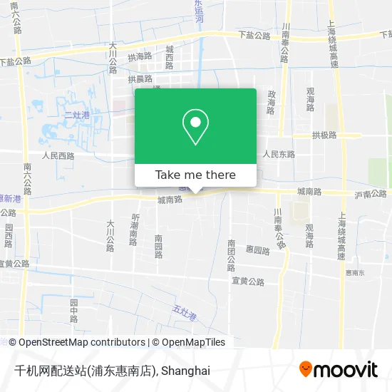 千机网配送站(浦东惠南店) map