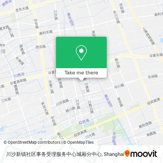 川沙新镇社区事务受理服务中心城厢分中心 map