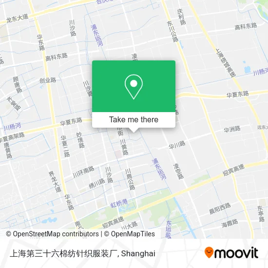 上海第三十六棉纺针织服装厂 map