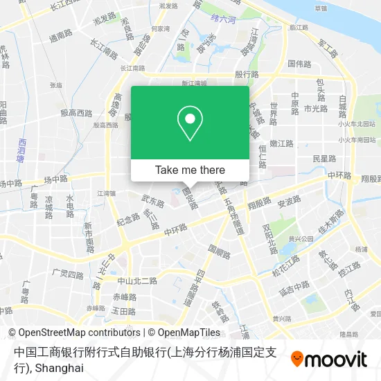 中国工商银行附行式自助银行(上海分行杨浦国定支行) map