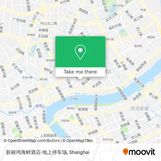 新丽鸿海鲜酒店-地上停车场 map